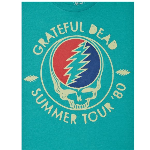 Grateful Dead Summer Tour '80 Steal Your Face rock Official T-Shirt 3XL NWT - Picture 2 of 2